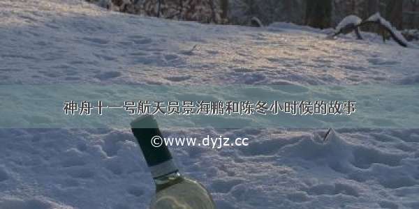 神舟十一号航天员景海鹏和陈冬小时候的故事