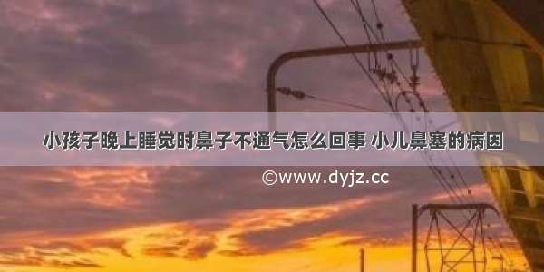 小孩子晚上睡觉时鼻子不通气怎么回事 小儿鼻塞的病因