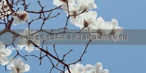 充电调度方法及系统 电子设备和存储介质与流程