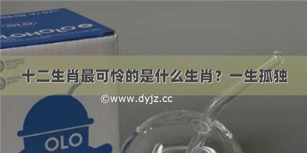 十二生肖最可怜的是什么生肖？一生孤独