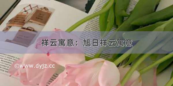 祥云寓意：旭日祥云寓意