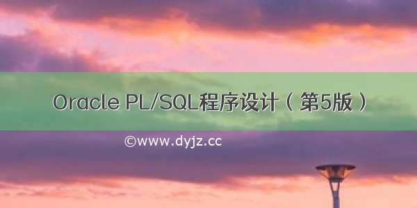 Oracle PL/SQL程序设计（第5版）