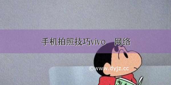 手机拍照技巧vivo – 网络