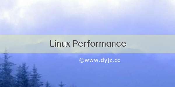 Linux Performance