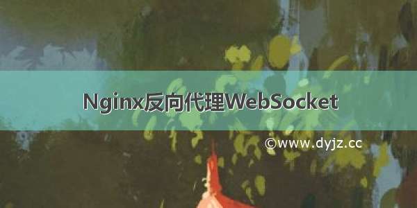 Nginx反向代理WebSocket