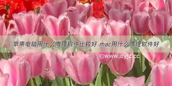 苹果电脑用什么清理软件比较好 mac用什么清理软件好