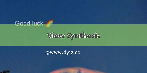 View Synthesis