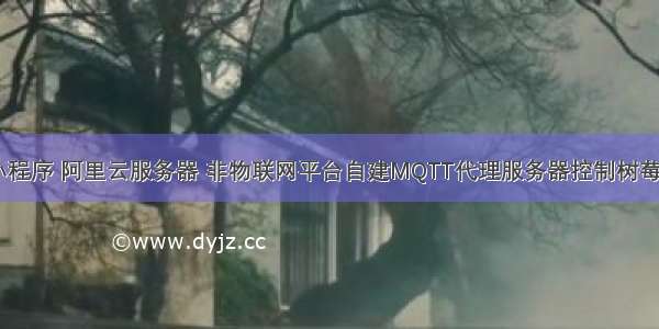 微信小程序 阿里云服务器 非物联网平台自建MQTT代理服务器控制树莓派LED