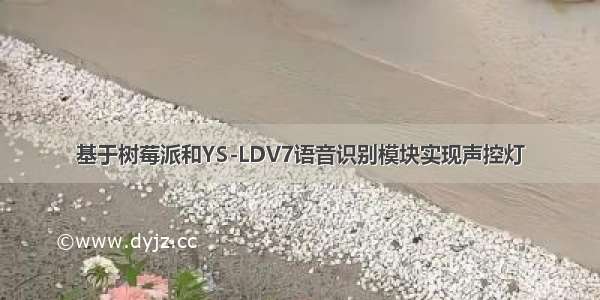 基于树莓派和YS-LDV7语音识别模块实现声控灯