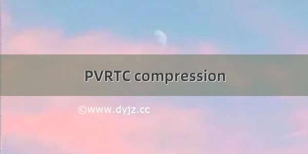 PVRTC compression