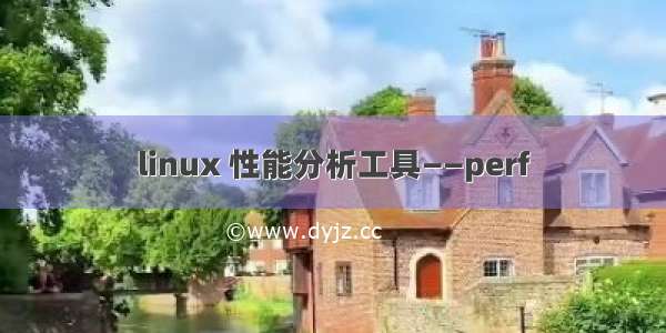 linux 性能分析工具——perf