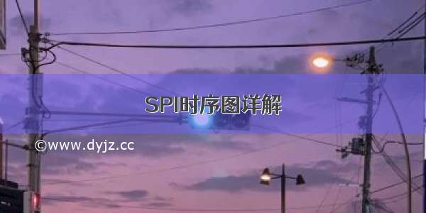 SPI时序图详解