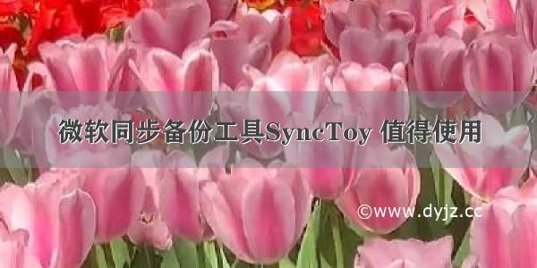 微软同步备份工具SyncToy 值得使用