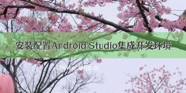 安装配置Android Studio集成开发环境