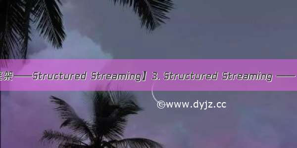 【Spark分布式内存计算框架——Structured Streaming】3. Structured Streaming —— 入门案例：WordCount