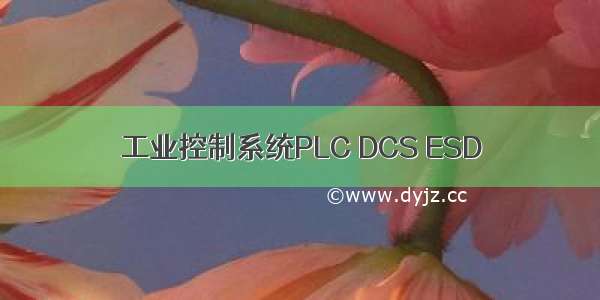 工业控制系统PLC DCS ESD