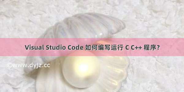 Visual Studio Code 如何编写运行 C C++ 程序？