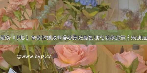 比例-积分-微分 （PID） 鲁棒控制及电流反馈以确保 UPS 的稳定性（Matlab代码实现）