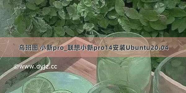 乌班图 小新pro_联想小新pro14安装Ubuntu20.04