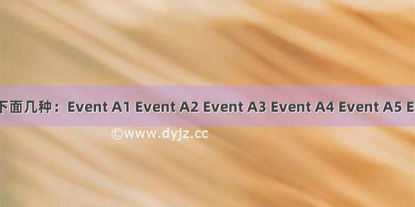 LTE测量事件主要有下面几种：Event A1 Event A2 Event A3 Event A4 Event A5 Event B1 Event B2...