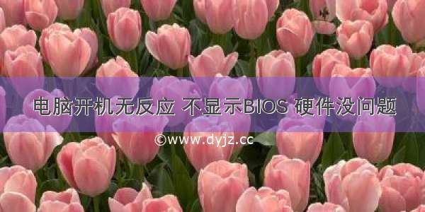 电脑开机无反应 不显示BIOS 硬件没问题