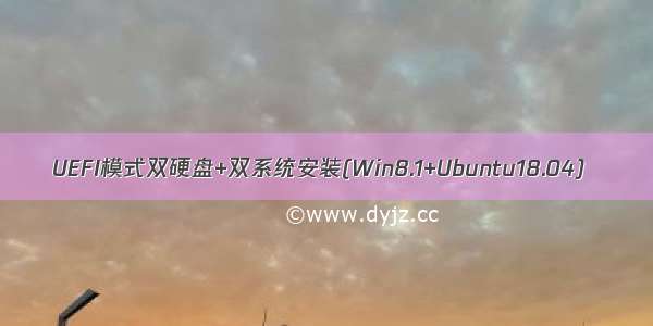 UEFI模式双硬盘+双系统安装(Win8.1+Ubuntu18.04)