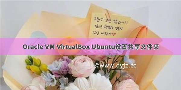 Oracle VM VirtualBox Ubuntu设置共享文件夹