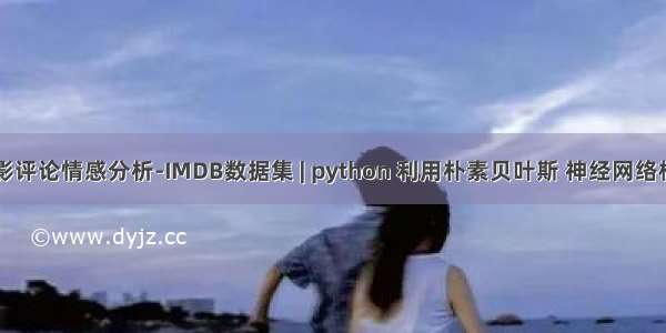 电影评论情感分析-IMDB数据集 | python 利用朴素贝叶斯 神经网络模型