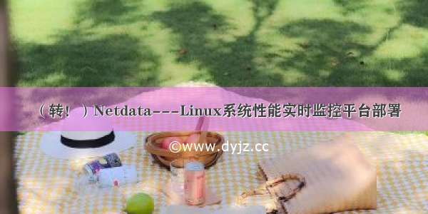 （转！）Netdata---Linux系统性能实时监控平台部署