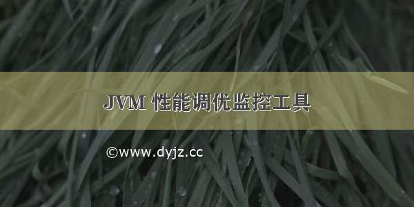 JVM 性能调优监控工具