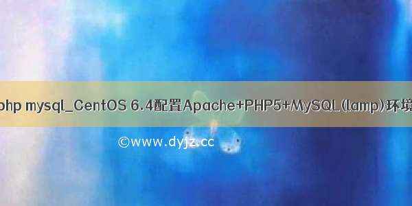 centos6.4安装apache php mysql_CentOS 6.4配置Apache+PHP5+MySQL(lamp)环境以及报错处理思路...