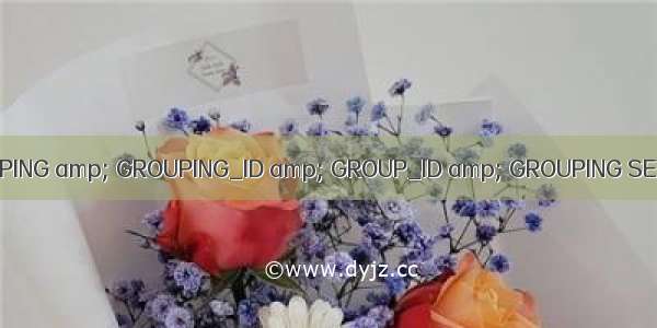 GROUPING amp; GROUPING_ID amp; GROUP_ID amp; GROUPING SETS