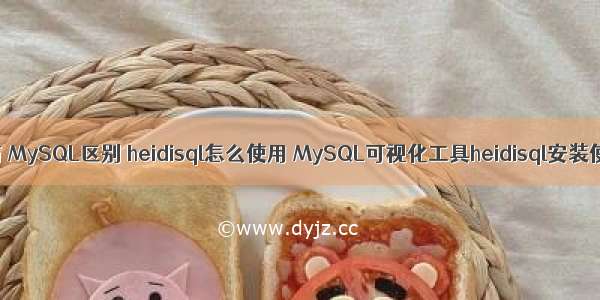 heidisql与 MySQL区别 heidisql怎么使用 MySQL可视化工具heidisql安装使用教程