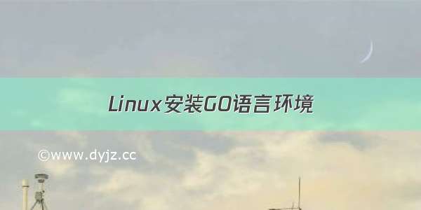 Linux安装GO语言环境