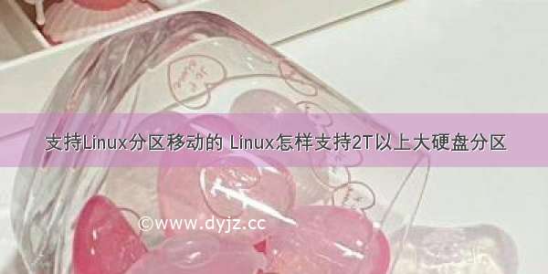 支持Linux分区移动的 Linux怎样支持2T以上大硬盘分区