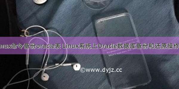 用Linux命令备份oracle表 Linux系统上Oracle数据库备份和还原操作说明