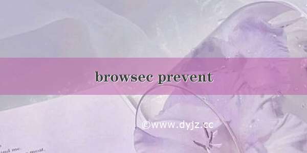 browsec prevent