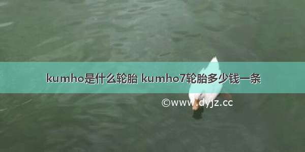 kumho是什么轮胎 kumho7轮胎多少钱一条