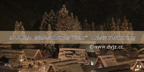 杀手古德：旅游景区有名的“鸡窝” 古德见了有些失落？