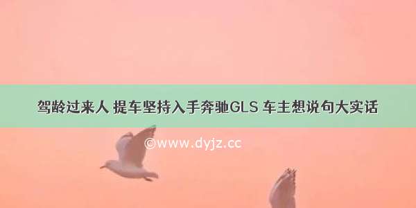 驾龄过来人 提车坚持入手奔驰GLS 车主想说句大实话