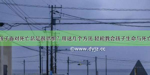 孩子面对死亡总是很恐惧？用这几个方法 轻松教会孩子生命与死亡