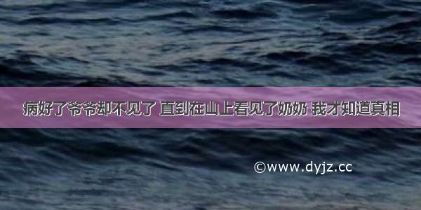 病好了爷爷却不见了 直到在山上看见了奶奶 我才知道真相