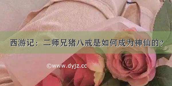 西游记：二师兄猪八戒是如何成为神仙的？