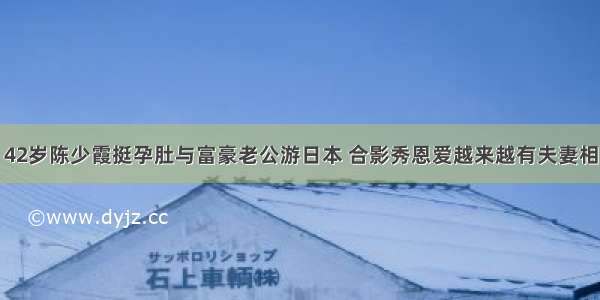 42岁陈少霞挺孕肚与富豪老公游日本 合影秀恩爱越来越有夫妻相