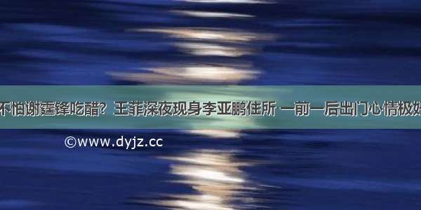 不怕谢霆锋吃醋？王菲深夜现身李亚鹏住所 一前一后出门心情极好