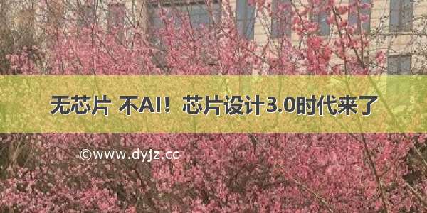 无芯片 不AI！芯片设计3.0时代来了