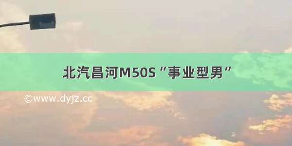 北汽昌河M50S“事业型男”