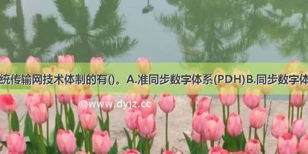 属于光通信系统传输网技术体制的有()。A.准同步数字体系(PDH)B.同步数字体系(SDH)C.光