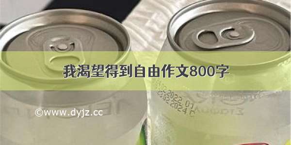 我渴望得到自由作文800字